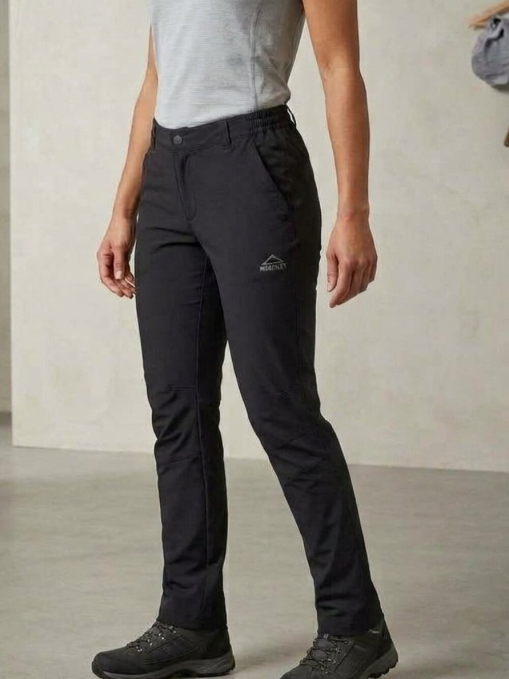 McKinley DryPlus Eco Technical Pants Black — US S